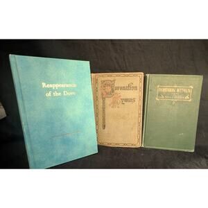 Vintage Religious Book Lot (3) – Signed “Reappearance of the Dove”